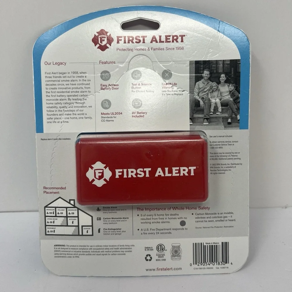 First Alert Carbon Monoxide Alarm